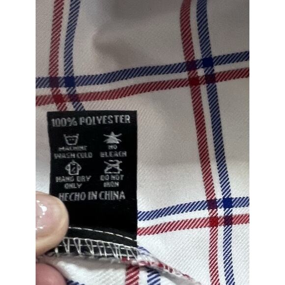 Dixxon Flannel Co Cross Check Mens 2X White Red Plaid Button Snap - Picture 5 of 7